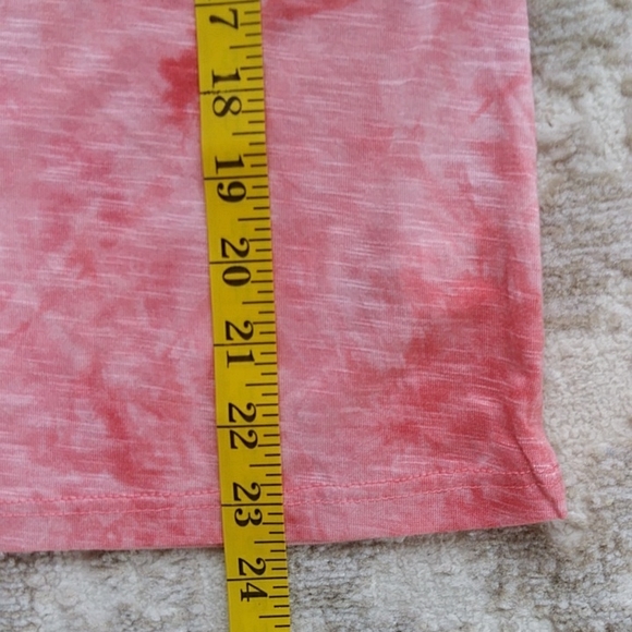 NWT Arizona Tie Dye Short Sleeve Top M Crabapple - Picture 14 of 14